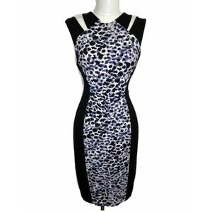 Cache Purple Leopard Print Bodycon 4